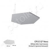 потолок Панель-остров Isofon OPUS GF Nexa 680х680х40 мм (шестиугольник) фото