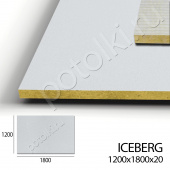 потолок Панель ICEBERG акустическая 1200х1800х20 мм, белая  фото