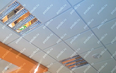 PM_18_1 Потолок  типа армстронг в торговом центре