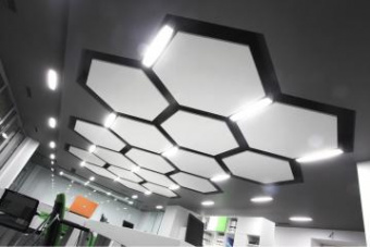 Панель-остров Armstrong Optima Canopy Hexagon 1170х1010 х 40 мм (шестиугольник) Гексагон
